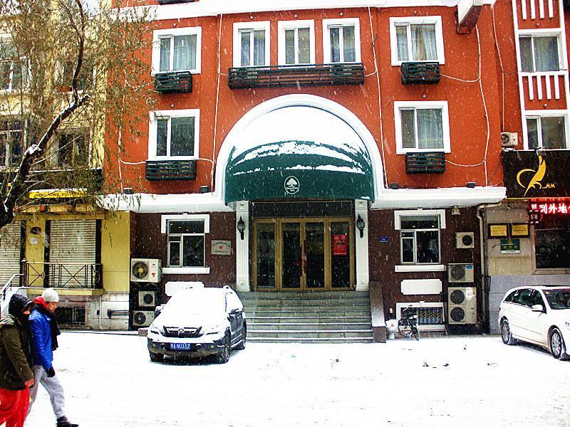 Greentree Inn Heilongjiang Harbin Zhongyang Street Business Hotel Exteriör bild
